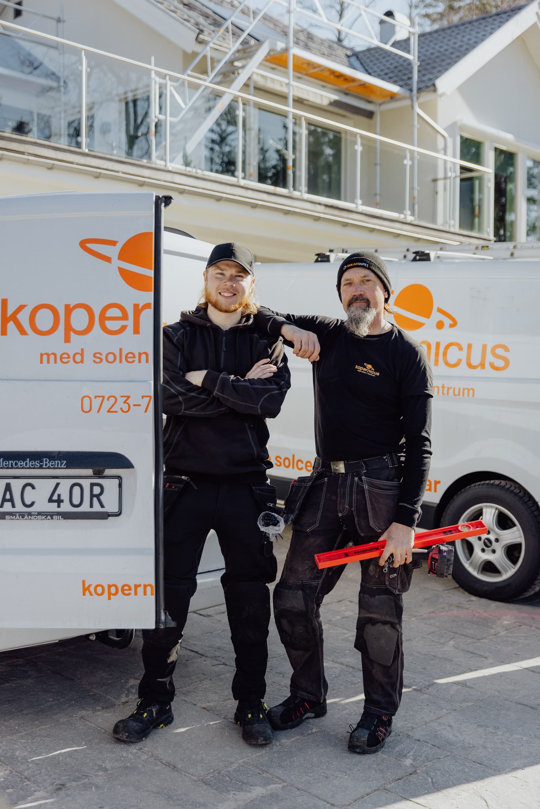 Kopernicus montörer ute på projekt